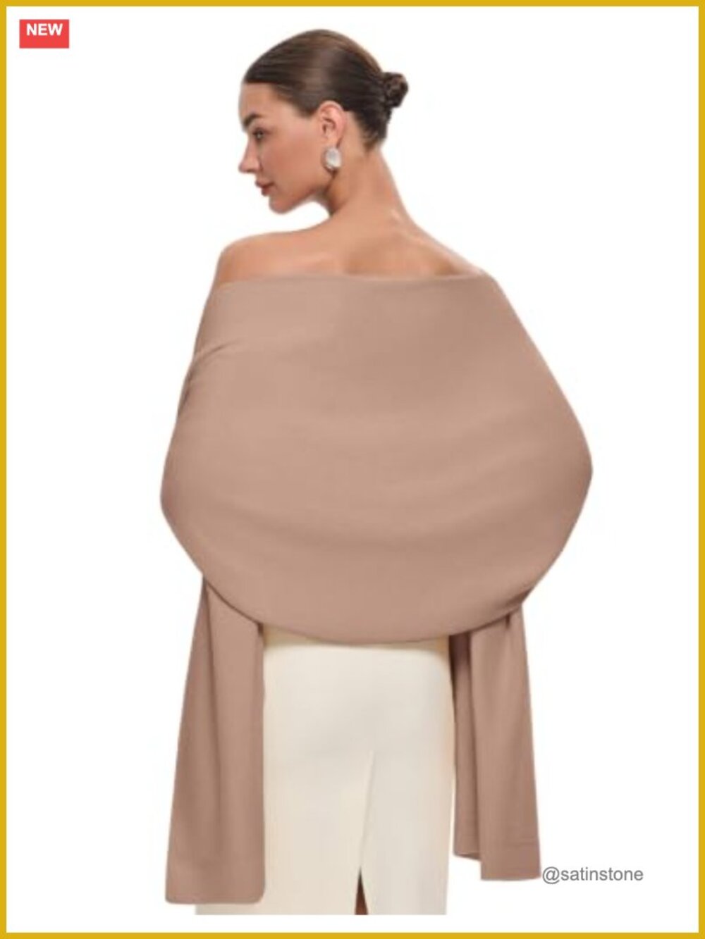 Women's Pashmina Shawl Wrap Bridal Evening Winter Scarf Large